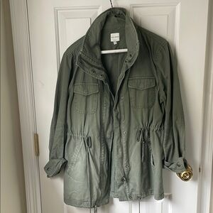 Ellison Olive Green Utility Jacket S